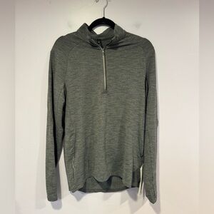 NWT Grey lululemon surge warm half zip